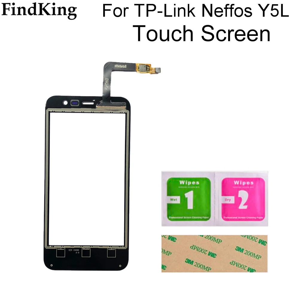 Мобильный сенсорный экран для TP-Link Neffos Y5L дигитайзер панель переднее стекло линза
