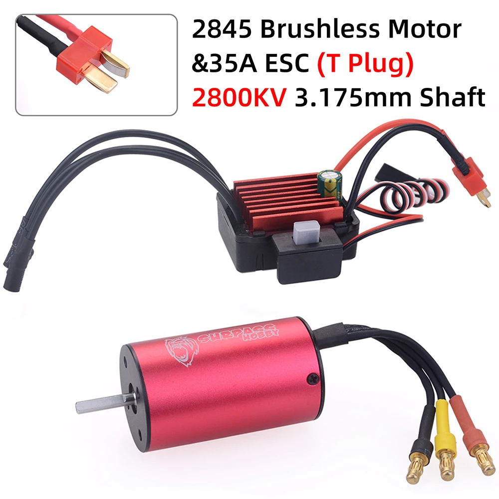 SURPASSHOBBY 2845 2800KV водонепроницаемый бесщеточный двигатель w/35A ESC для Traxxas Trx4 HSP 1/12 RC Car
SURPASSHOBBY 2845 2800KV водонепроницаемый бесщеточный двигатель w/35A ESC для Traxxas Trx4 HSP 1/12 RC Car