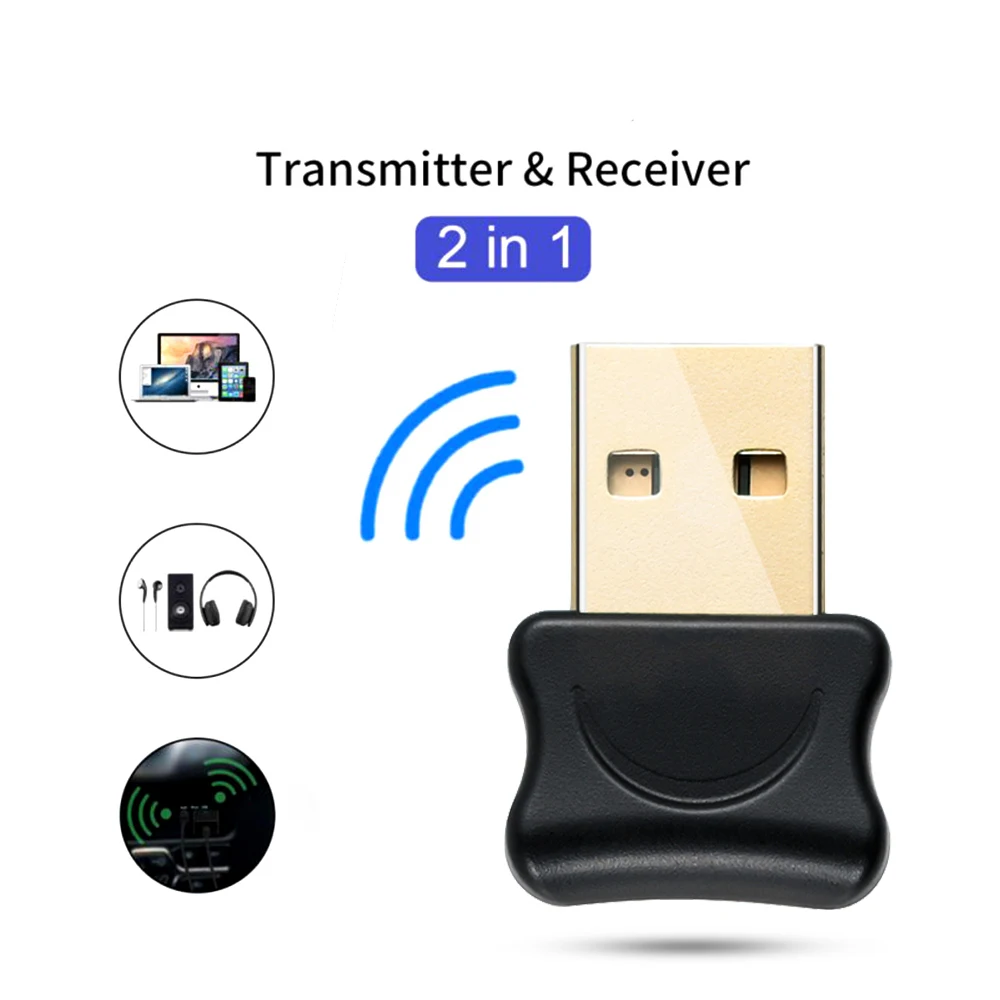 5 0 Bluetooth-совместимый адаптер USB передатчик для ПК компьютера рецептор ноутбука