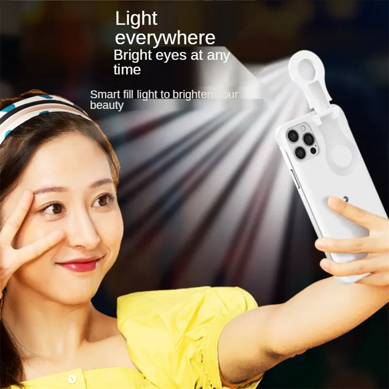 Светящийся чехол для телефона Tongdaytech со светодиодным кольцом селфи светящийся