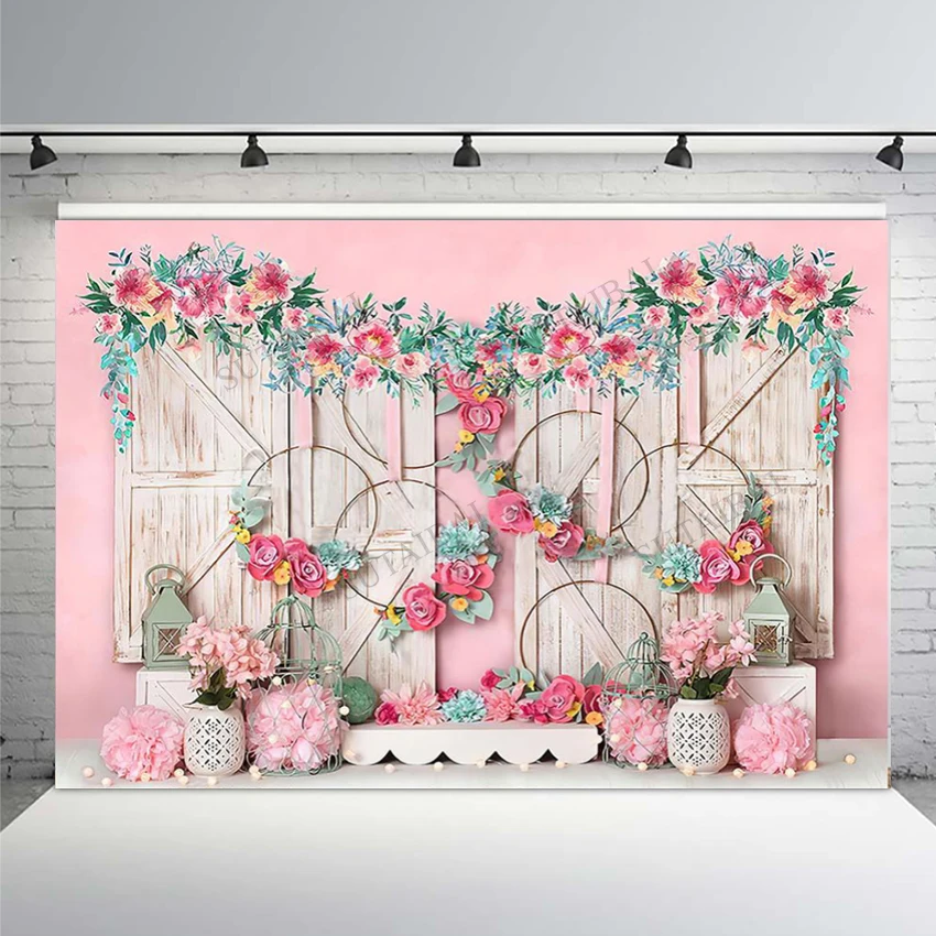 Sweet Girl Newborn Portrait Backdrop Photography Flower Artistic Photocall Baby Birthday Cake Smash Floral Wood Door Background
Sweet Girl Newborn Portrait Backdrop Photography Flower Artistic Photocall Baby Birthday Cake Smash Floral Wood Door Background