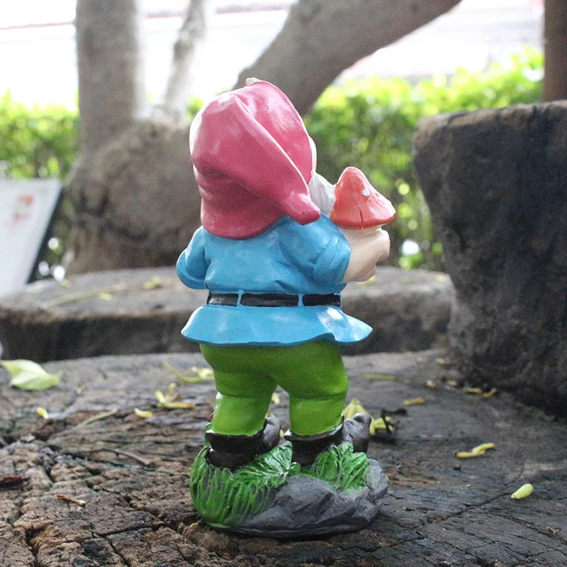 Garden Gnome Statue Resin Dwarf Holding A Mushroom Figurine Cartoon Fairy Tales Small Home Ornament for Kids Shelf Ship
Garden Gnome Statue Resin Dwarf Holding A Mushroom Figurine Cartoon Fairy Tales Small Home Ornament for Kids Shelf Ship