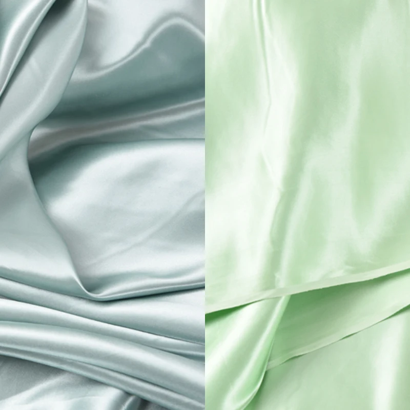 114CM Wide 24MM Green Blue Solid Color Silk Fabric for Blouse Dress Cheongsam Jacket H666
114CM Wide 24MM Green Blue Solid Color Silk Fabric for Blouse Dress Cheongsam Jacket H666