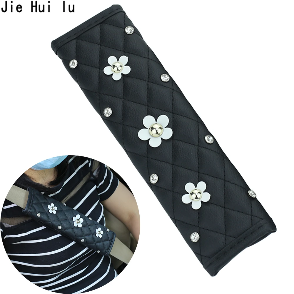 1Pcs Crystal Car Safety Seat Belt Cover Flower Leather Shoulder Pad Car Styling Seatbelts Pad Car Accessories
1Pcs Crystal Car Safety Seat Belt Cover Flower Leather Shoulder Pad Car Styling Seatbelts Pad Car Accessories