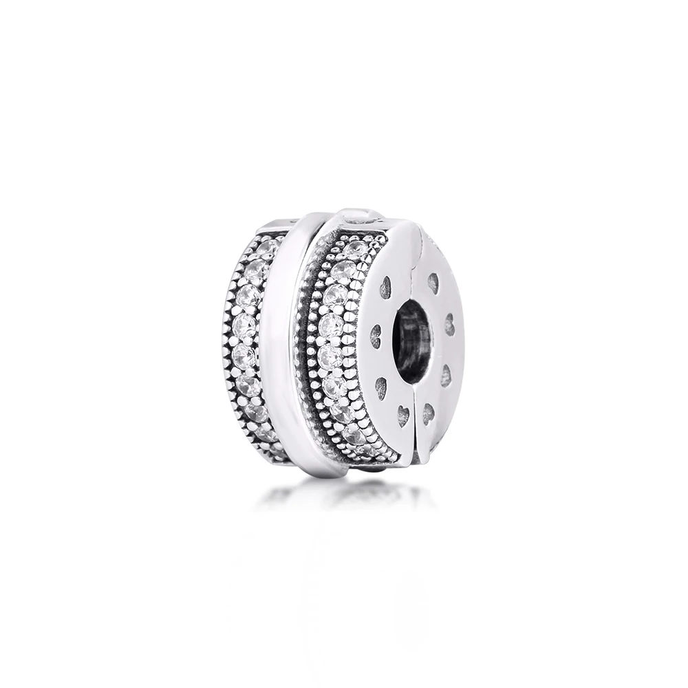 CKK Silver 925 Jewelry Sparkling Pavé Lines & Logo Clip Charm Fits Original Bracelets Sterling Silver Beads
CKK Silver 925 Jewelry Sparkling Pavé Lines & Logo Clip Charm Fits Original Bracelets Sterling Silver Beads