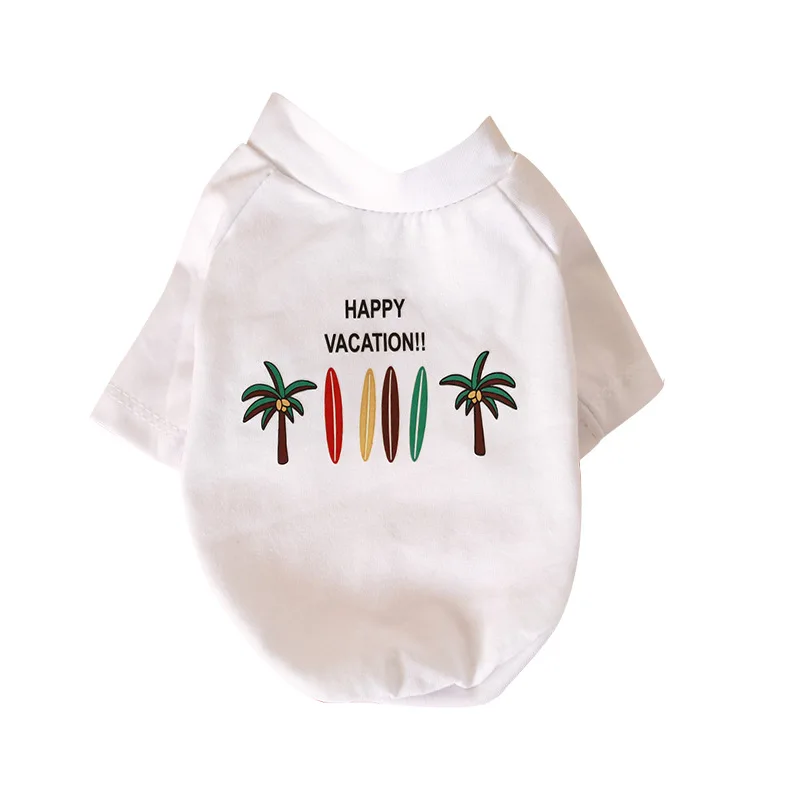 New pet clothing popular logo teddy leung T-shirt cartoon fonts tee-shirt DIY manual stamping dog clothes
New pet clothing popular logo teddy leung T-shirt cartoon fonts tee-shirt DIY manual stamping dog clothes