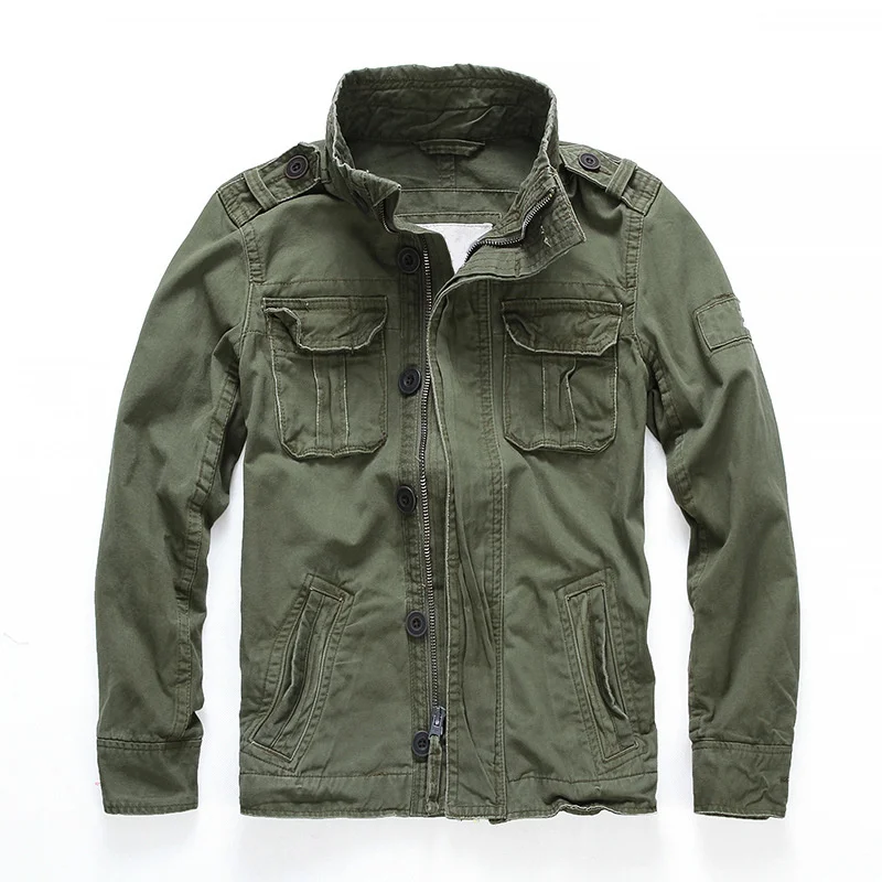 Denim Bomber Cotton Jacket Mens Casual Jackets Cargo Jackets Retro Military Men Camouflage Coat Multi Pockets Denim Outerwear
Denim Bomber Cotton Jacket Mens Casual Jackets Cargo Jackets Retro Military Men Camouflage Coat Multi Pockets Denim Outerwear