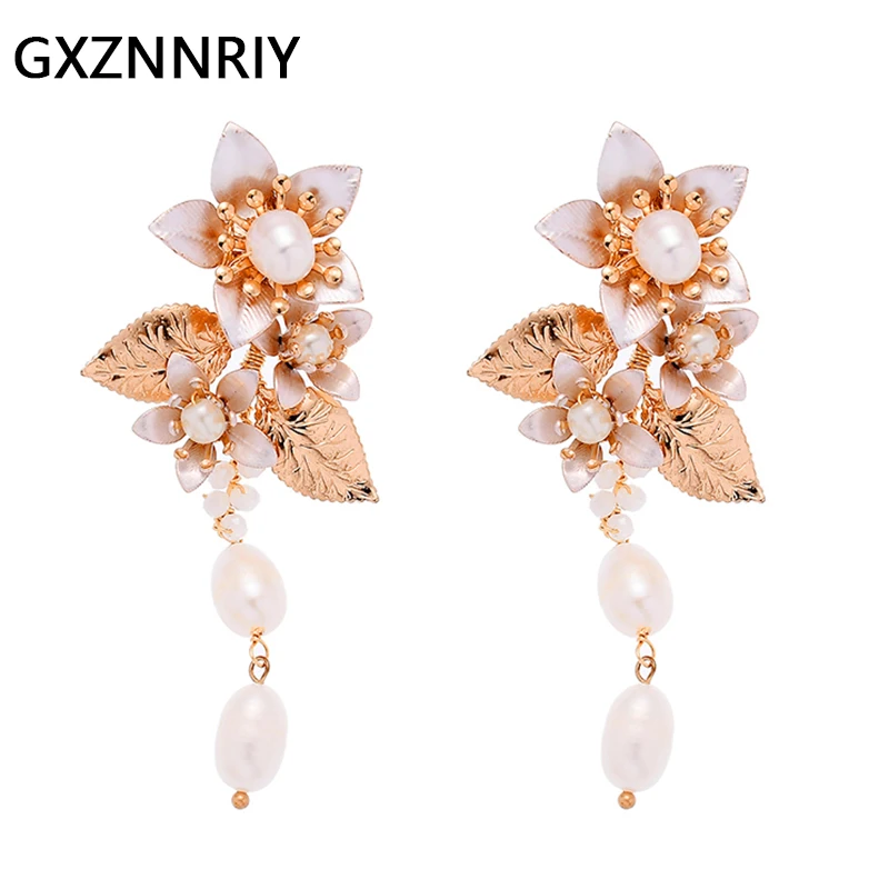 Handmade Metal flower Earrings for Women Accessories Pearl Bridal Wedding Drop Earring Party Luxury Jewelry Bridesmaid Gift
Handmade Metal flower Earrings for Women Accessories Pearl Bridal Wedding Drop Earring Party Luxury Jewelry Bridesmaid Gift