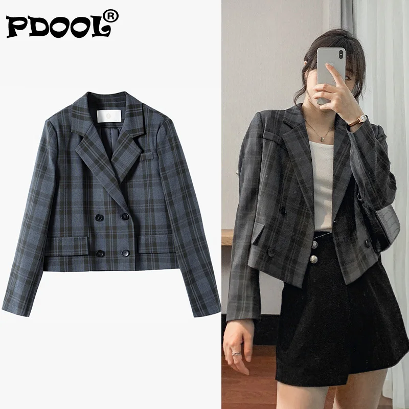 2021 Autumn New Plaid Suit Jacket Female Korean Casual Small Short Loose Suit Jacket Sacos De Mujer De Vestir Abrigo
2021 Autumn New Plaid Suit Jacket Female Korean Casual Small Short Loose Suit Jacket Sacos De Mujer De Vestir Abrigo