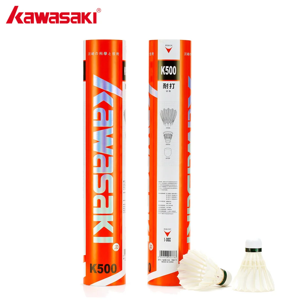 12Pcs/lot Kawasaki King Kong 500 Badminton Goose Feather Shuttlecock Speed 77 Durable Badminton Ball Training Exercise
12Pcs/lot Kawasaki King Kong 500 Badminton Goose Feather Shuttlecock Speed 77 Durable Badminton Ball Training Exercise