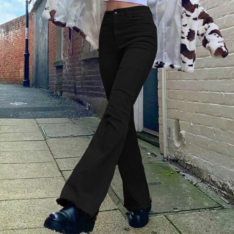 Women's Fashion Jeans Woman High Waist Black Pants Baggy Jeans Women Clothing Streetwear High Waist Flared Jeans Trousers E Girl
Women's Fashion Jeans Woman High Waist Black Pants Baggy Jeans Women Clothing Streetwear High Waist Flared Jeans Trousers E Girl