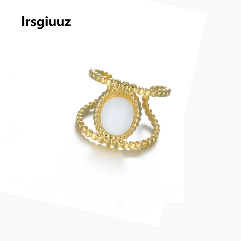 Net Red Ring Women's Fashion Plain Ring With White Jade Temperament Index Finger Ring Opening Adjustable Set Ring For Women
Net Red Ring Women's Fashion Plain Ring With White Jade Temperament Index Finger Ring Opening Adjustable Set Ring For Women