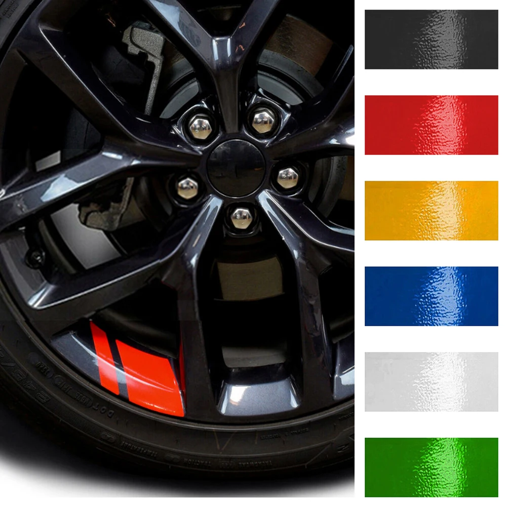 6Pcs Reflective Car Wheel Rim Decals Stripe Racing Wheel Rim Stickers Safety Decoration for Size 18"-21" Wheels Car Accessories
6Pcs Reflective Car Wheel Rim Decals Stripe Racing Wheel Rim Stickers Safety Decoration for Size 18"-21" Wheels Car Accessories