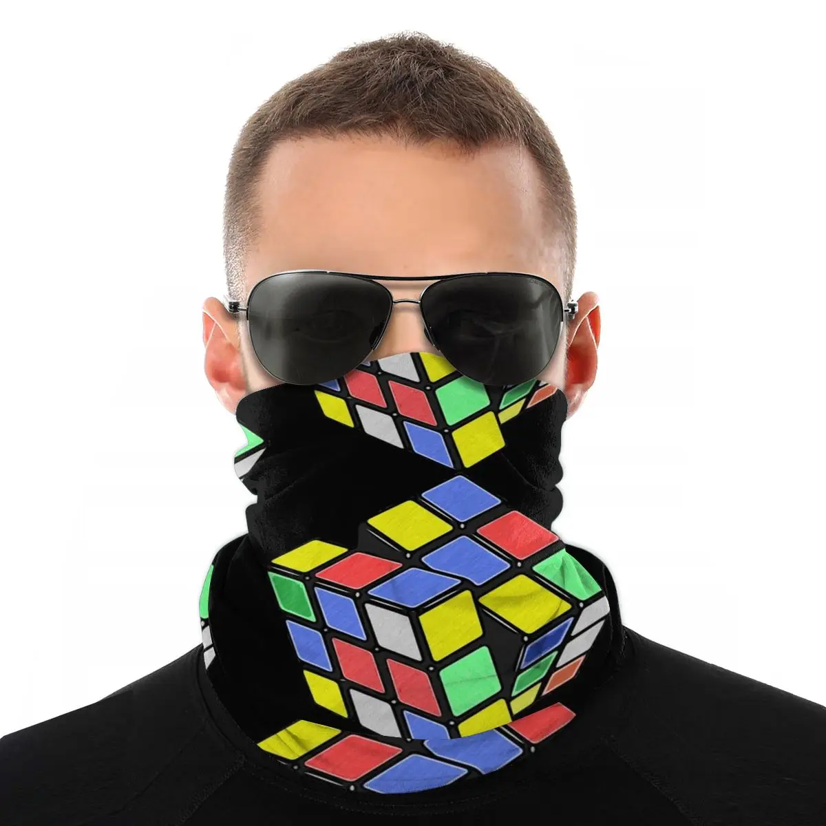 Rubik's Cube Magic Scarf Neck Face Mask Unisex Fashion Tube Scarf Seamless Bandanas Versatility Headwear Biking Hiking
Rubik's Cube Magic Scarf Neck Face Mask Unisex Fashion Tube Scarf Seamless Bandanas Versatility Headwear Biking Hiking