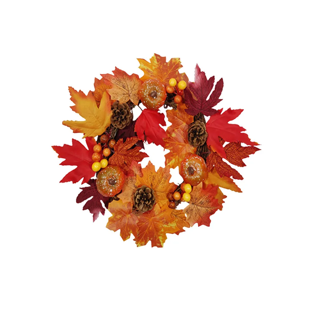 Autumn Festival Wreath Anadem Pumpkin Artificial Flowers Gift Door Bumper Harvest Maple Leaf Branch Restaurant Home Decoration
Autumn Festival Wreath Anadem Pumpkin Artificial Flowers Gift Door Bumper Harvest Maple Leaf Branch Restaurant Home Decoration