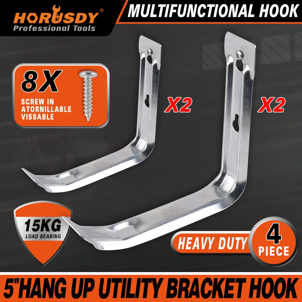 HORUSDY-NEW 2 шт. многофункциональный крючок 5 "повесить Универсальный кронштейн крюк тяжелый режим работы
HORUSDY-NEW 2 шт. многофункциональный крючок 5 "повесить Универсальный кронштейн крюк тяжелый режим работы