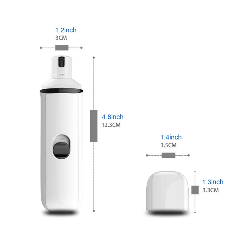 Rechargeable Pet Nail Grinder Upgraded Dog Nail Grinder with USB Charging Quite for Dogs Cats and Other Small & Medium Pets
Rechargeable Pet Nail Grinder Upgraded Dog Nail Grinder with USB Charging Quite for Dogs Cats and Other Small & Medium Pets