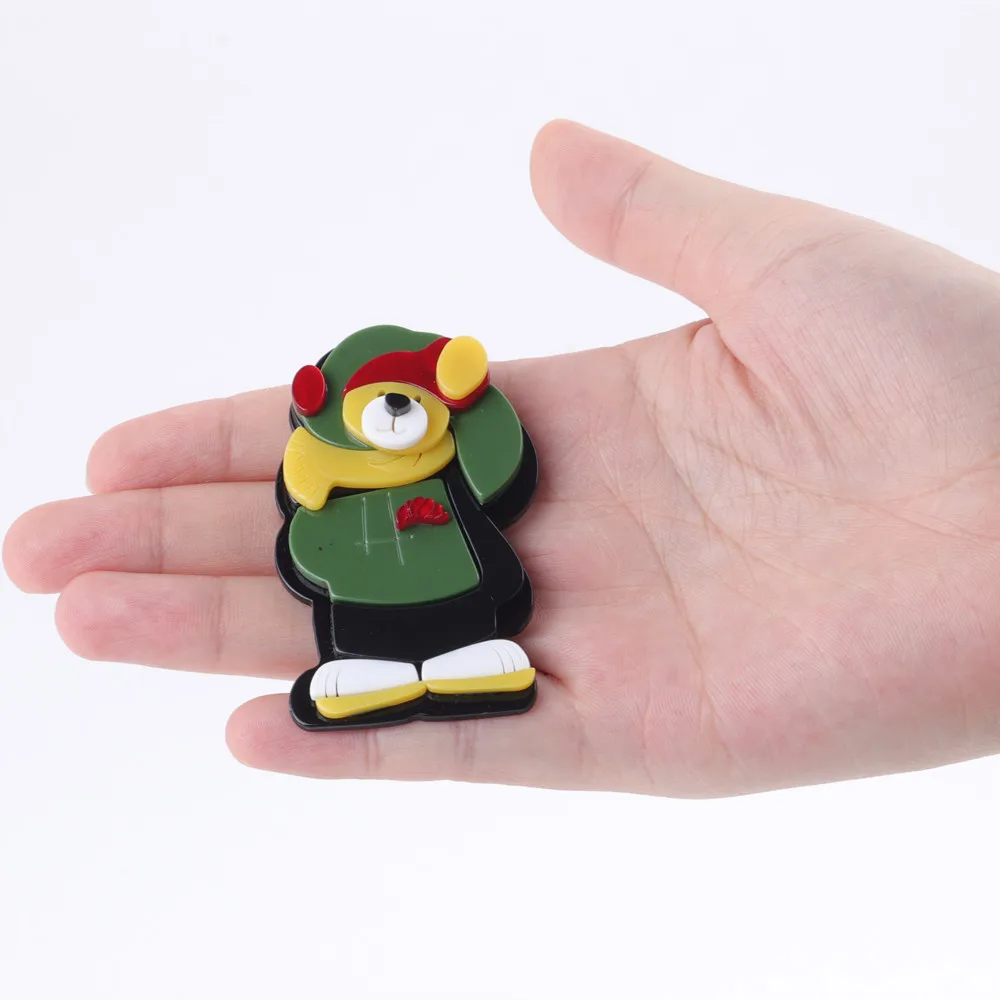 New Fashion Lovely Acrylic Bear Brooches Pins For Women Men Cute Resin Animals Cartoon Brooch Lapel Badge Party Jewelry Gifts
New Fashion Lovely Acrylic Bear Brooches Pins For Women Men Cute Resin Animals Cartoon Brooch Lapel Badge Party Jewelry Gifts