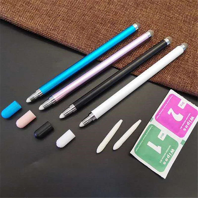 2-в-1 волокно + тканевая головка емкостный стилус письменный планшет стилус ручки для ПК телефона
2-в-1 волокно + тканевая головка емкостный стилус письменный планшет стилус ручки для ПК телефона
