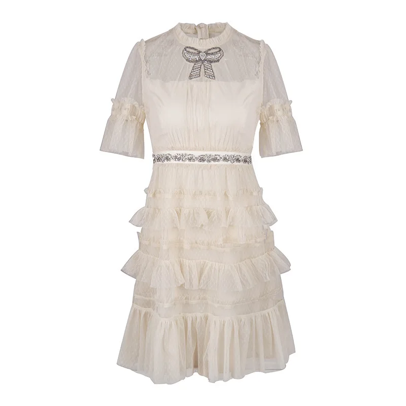Spot dress female the new summer 2019 I advise you to pure bowknot crepe layered cake
Spot dress female the new summer 2019 I advise you to pure bowknot crepe layered cake