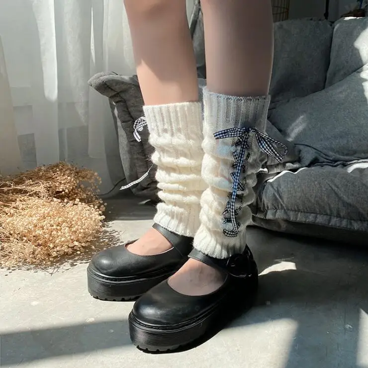 Women Autumn Leg Warmers Stockings Solid Color Bandage Footless Stretch Knitted High Socks for Girls
Women Autumn Leg Warmers Stockings Solid Color Bandage Footless Stretch Knitted High Socks for Girls