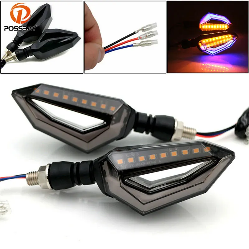 LED Turn Signal Light 2pcs Motorcycle Amber Blue Blade Indicator Blinker Waterproof12 VUniversal Flashing Super Bright Moto Bike 
LED Turn Signal Light 2pcs Motorcycle Amber Blue Blade Indicator Blinker Waterproof12 VUniversal Flashing Super Bright Moto Bike