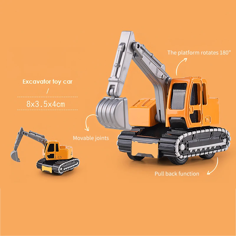 4pcs Children Machinery Vehicle Toys Alloy Diecast Car Model Construction Vehicle Engineering Car Set Funny Pull Back Cars Set
4pcs Children Machinery Vehicle Toys Alloy Diecast Car Model Construction Vehicle Engineering Car Set Funny Pull Back Cars Set