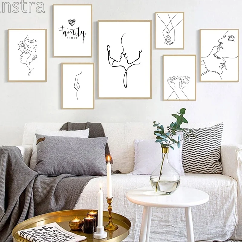 Modern Abstract Art Picture Home Decor Nordic Canvas Painting Wall Art Figure Line Drawing Posters and Prints for Living Room 
Modern Abstract Art Picture Home Decor Nordic Canvas Painting Wall Art Figure Line Drawing Posters and Prints for Living Room