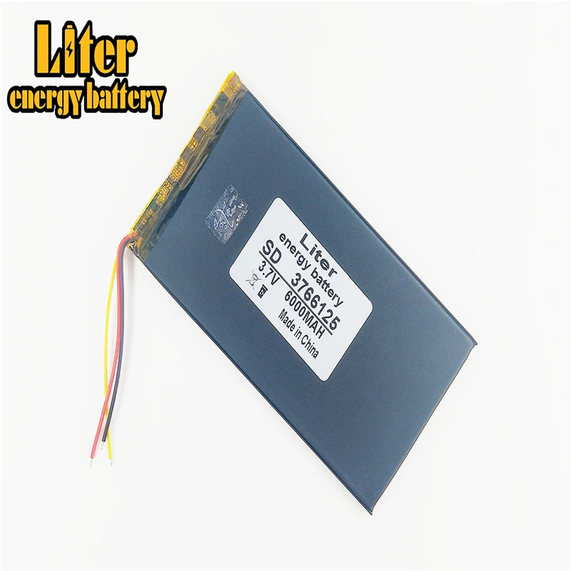 3 line 3.7V,6000mAH 3766125 Polymer lithium ion / Li-ion battery for tablet pc BANK,GPS,mp3,mp4
3 line 3.7V,6000mAH 3766125 Polymer lithium ion / Li-ion battery for tablet pc BANK,GPS,mp3,mp4