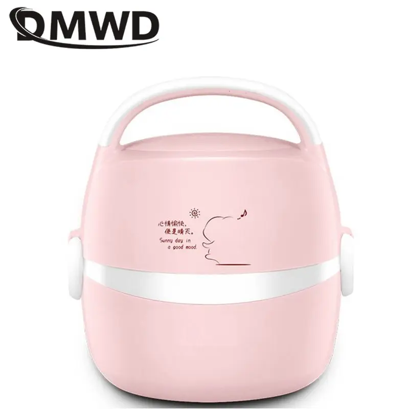 DMWD 1.3L мультиварка рисоварка ланч бокс с подогревом Электрический Коробки для