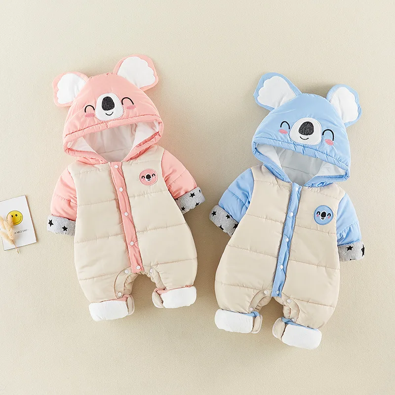 Infant Clothing Winter New Baby Cartoon Cotton Coat Full Moon Newborn Plus Velvet Outing Clothes Thick Western Style
Infant Clothing Winter New Baby Cartoon Cotton Coat Full Moon Newborn Plus Velvet Outing Clothes Thick Western Style