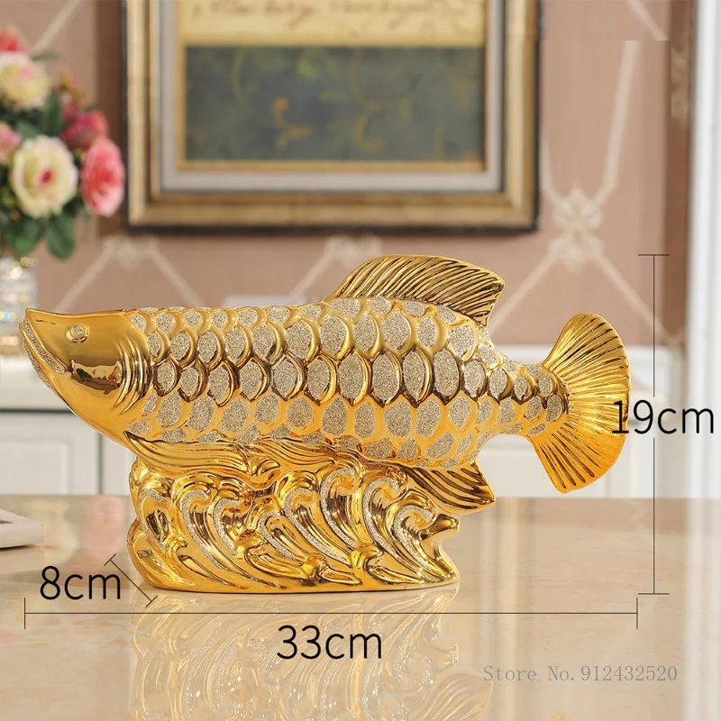Cartoon Arowana Ornaments Plating Pure Handmade Ceramic Crafts Size Optional Home Living Room Office Decoration ArowanaOrnaments
Cartoon Arowana Ornaments Plating Pure Handmade Ceramic Crafts Size Optional Home Living Room Office Decoration ArowanaOrnaments