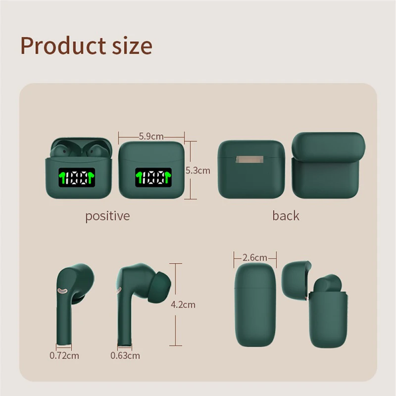 TWS Bluetooth Earphone Mini 9D Bass Stereo In ear Sports Waterproof True Wireless Gaming Earbuds Low Latency With Mic for phone
TWS Bluetooth Earphone Mini 9D Bass Stereo In ear Sports Waterproof True Wireless Gaming Earbuds Low Latency With Mic for phone