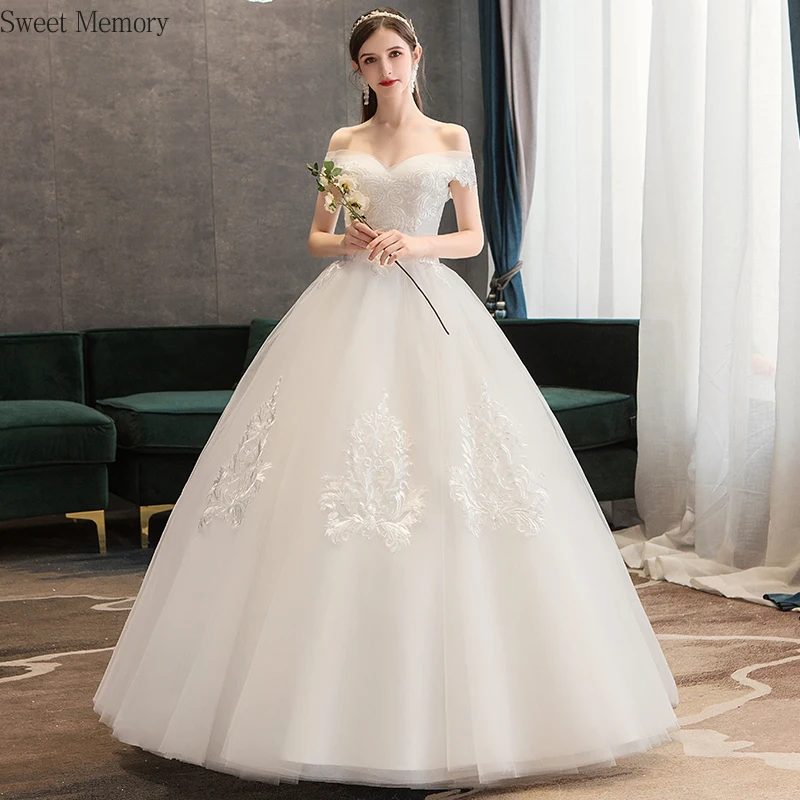 2021 Sweet Memory Women Luxury Vestidos Formales Princess Wedding Dresses Lace Up Ball Gown Femme Robe Vestido De Noiva
2021 Sweet Memory Women Luxury Vestidos Formales Princess Wedding Dresses Lace Up Ball Gown Femme Robe Vestido De Noiva