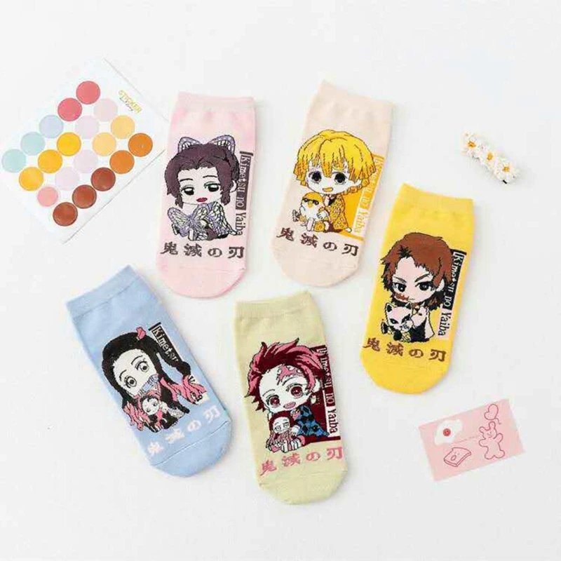 Trend Short Boat Socks Anime Demon Slayer Socks Cartoon Character Pattern Socks Cute Girls Low Socks Color Random
Trend Short Boat Socks Anime Demon Slayer Socks Cartoon Character Pattern Socks Cute Girls Low Socks Color Random