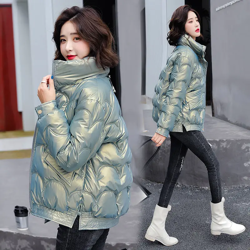 Bright Face Down Padded Jacket Women's Short Style Winter 2021 New Style Korean Loose Cotton-padded Jacket Small Padded Jacket
Bright Face Down Padded Jacket Women's Short Style Winter 2021 New Style Korean Loose Cotton-padded Jacket Small Padded Jacket