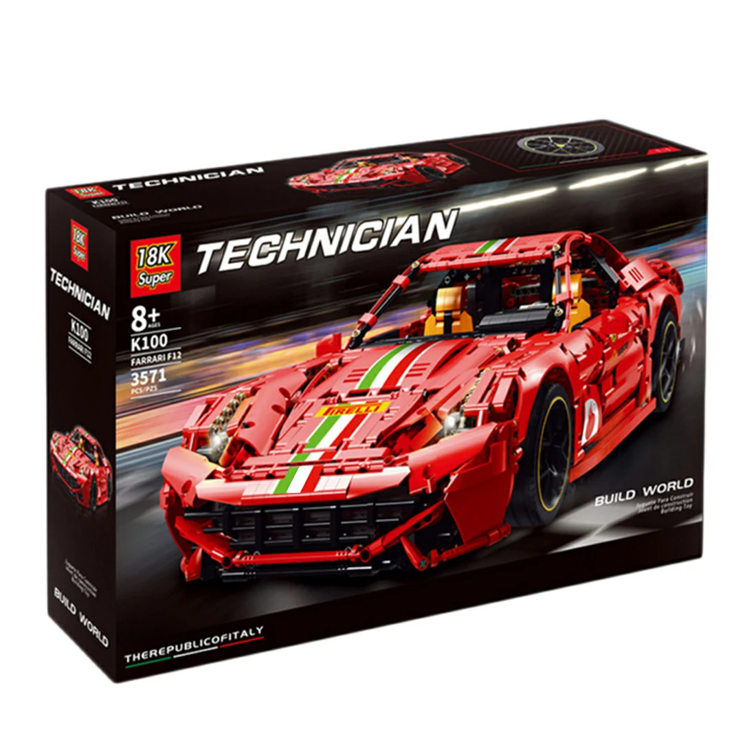 3571Pcs DIY Sports Car Bricks Model Supercar Building Blocks Toy Vehicle Blocks Brick Kids Toys DIY Boys Gifts - Dynamic Version 
3571Pcs DIY Sports Car Bricks Model Supercar Building Blocks Toy Vehicle Blocks Brick Kids Toys DIY Boys Gifts - Dynamic Version