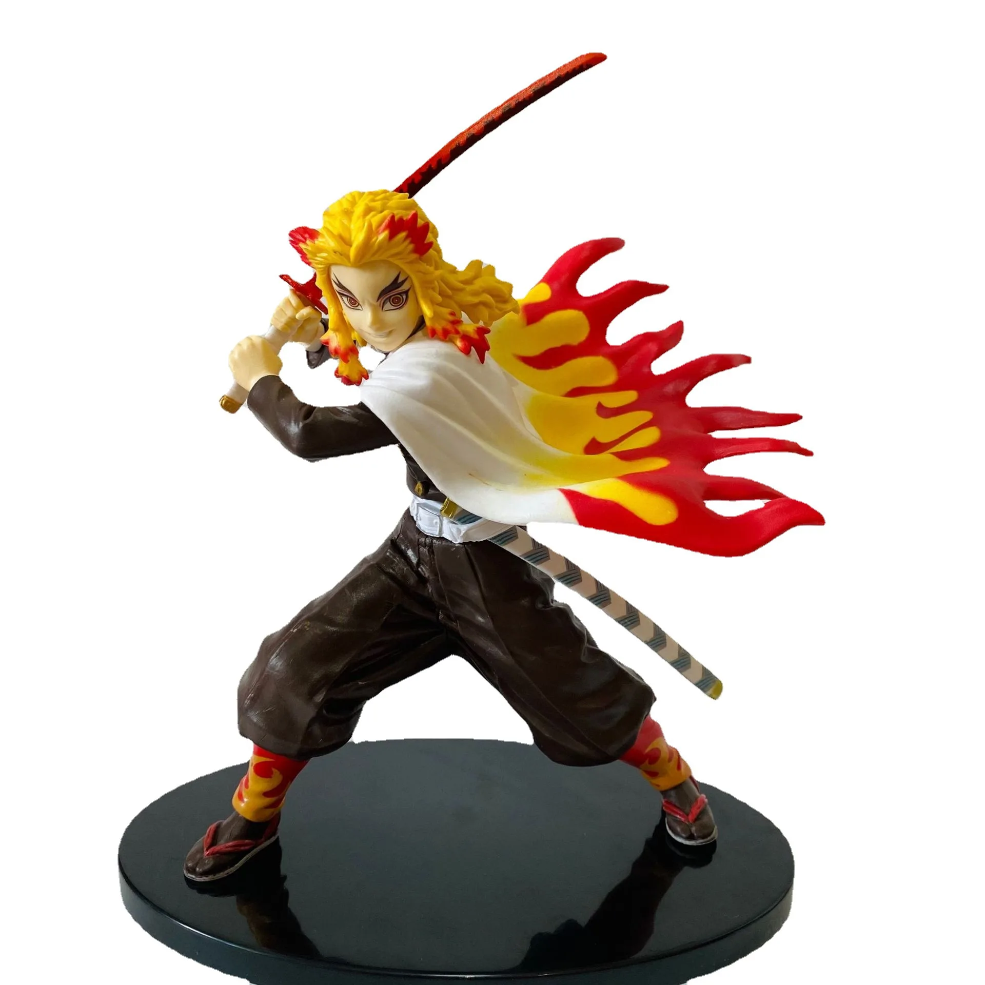 Janpanese Anime Demon Slayer GK Rengoku Kyoujurou Toy Figure Collection Student Adult Gift Holding A Sword Office Decorations 
Janpanese Anime Demon Slayer GK Rengoku Kyoujurou Toy Figure Collection Student Adult Gift Holding A Sword Office Decorations