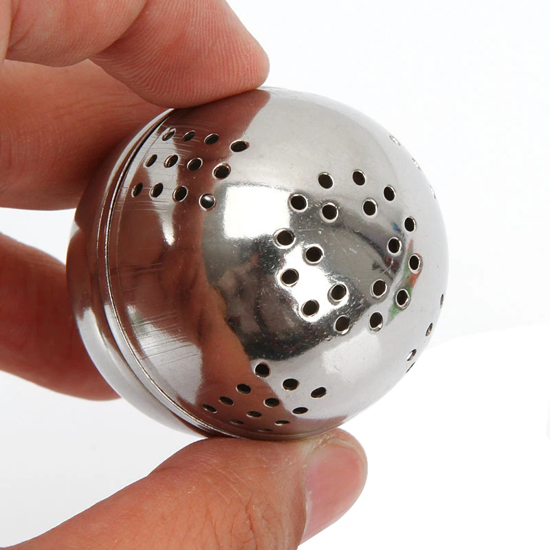 Фильтр для сетка заварки чая в форме шара из нержавеющей стали ситечко с крючком