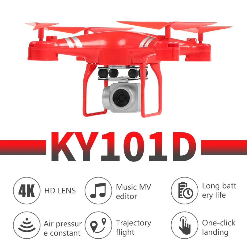 KY101D Дрон 4k камера HD fpv широкоугольная Самолет rc вертолет с камерой Квадрокоптер VS