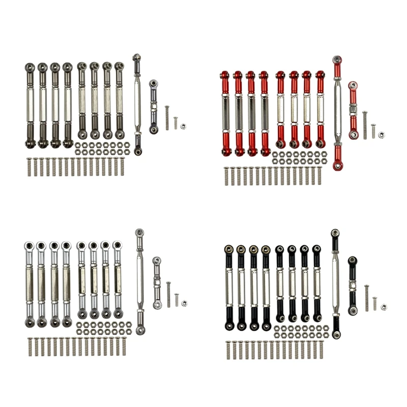 for MN D90 D91 D96 D99S MN99S MN90 1/12 RC Car Upgrade Accessories Metal Pull Rod Steering Link Rod Set Parts
for MN D90 D91 D96 D99S MN99S MN90 1/12 RC Car Upgrade Accessories Metal Pull Rod Steering Link Rod Set Parts