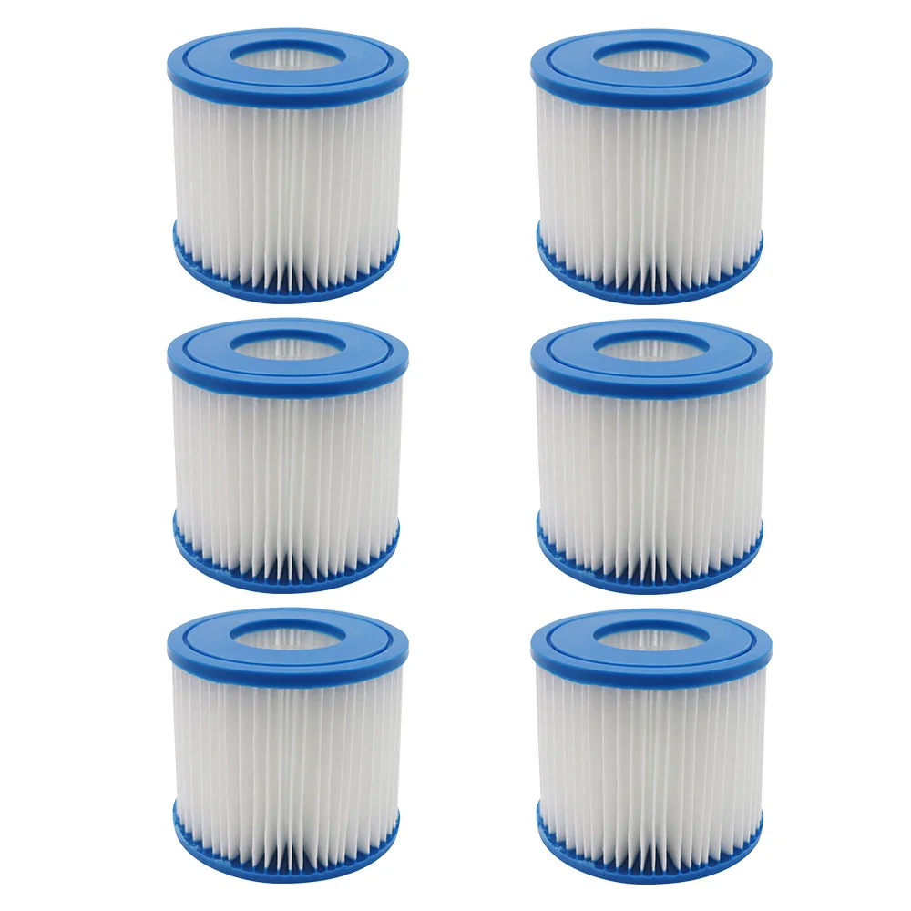 6pcs Filter for SFS-350 RP-350 RP-400 RP-600 RX-600, for POOLPURE Summer Escapes Filter Type D, Summer Waves P57100102 
6pcs Filter for SFS-350 RP-350 RP-400 RP-600 RX-600, for POOLPURE Summer Escapes Filter Type D, Summer Waves P57100102