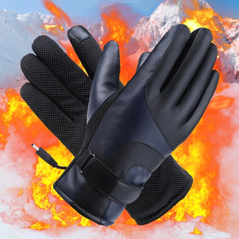 Winter Heated Gloves Warmer Electric Thermal Gloves Cycling Motorcycle Bicycle Skiing Gloves Unisex ON/OFF Switch With LED
Winter Heated Gloves Warmer Electric Thermal Gloves Cycling Motorcycle Bicycle Skiing Gloves Unisex ON/OFF Switch With LED