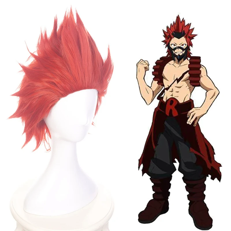 Anime My Hero Academia Kirishima Eijiro Short Red Cosplay Wig Boku no Hero Academia Halloween Costume Synthetic Hair Perucas
Anime My Hero Academia Kirishima Eijiro Short Red Cosplay Wig Boku no Hero Academia Halloween Costume Synthetic Hair Perucas