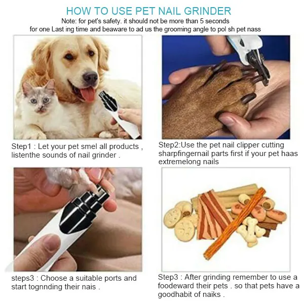 Rechargeable Painless Pet Nail Grinder Dog Electric Nail Clippers Painless Cat Paws can CSV 
Rechargeable Painless Pet Nail Grinder Dog Electric Nail Clippers Painless Cat Paws can CSV