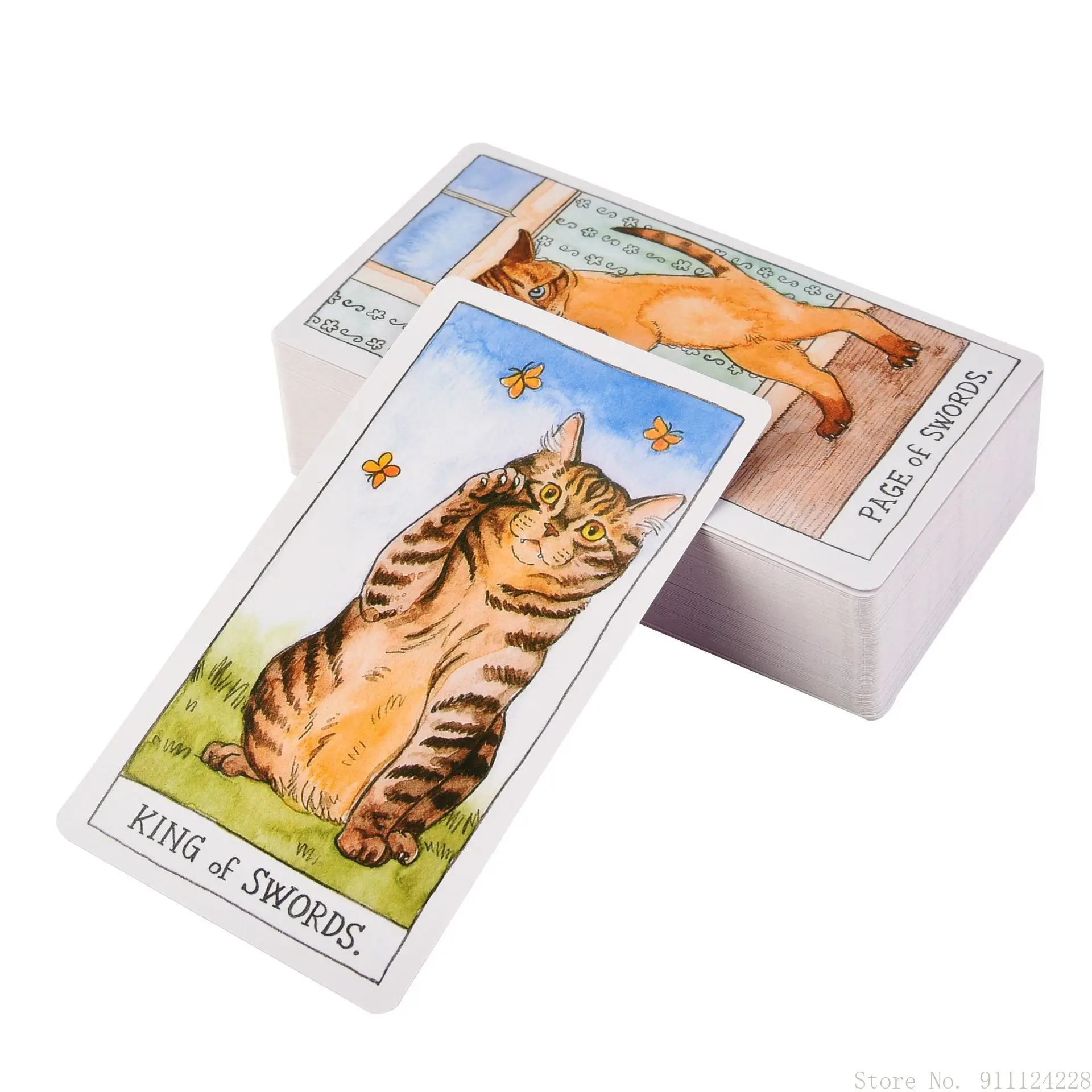 78PCS/Set Cat Tarot Cards Table Games Card Set Family Birthday Party Playing Card Funny Board Game Supplies Full English Version
78PCS/Set Cat Tarot Cards Table Games Card Set Family Birthday Party Playing Card Funny Board Game Supplies Full English Version