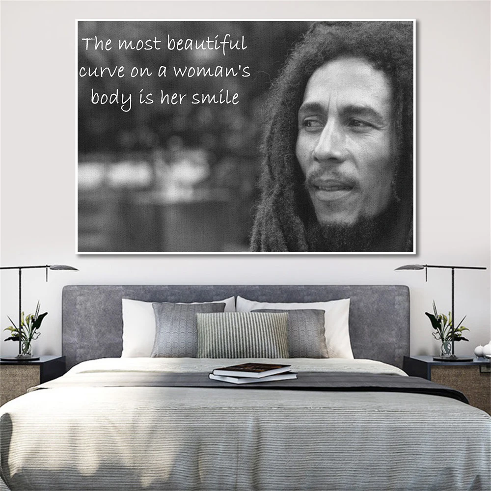 Wall Famous People Cuadros Bob Singer Poster Wall Print Music Art Success Inspiring Quote Painting for Living Room Home Decor
Wall Famous People Cuadros Bob Singer Poster Wall Print Music Art Success Inspiring Quote Painting for Living Room Home Decor