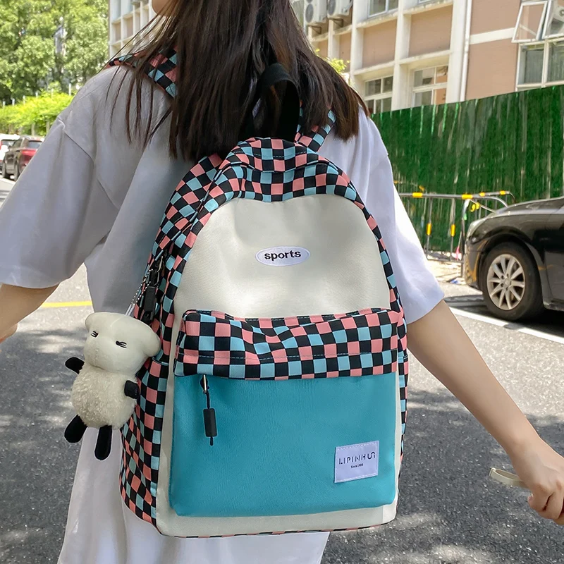 Plaid Backpack Female Travel All-match Schoolbag Original Niche Japanese Campus Hit Color Backpack
Plaid Backpack Female Travel All-match Schoolbag Original Niche Japanese Campus Hit Color Backpack