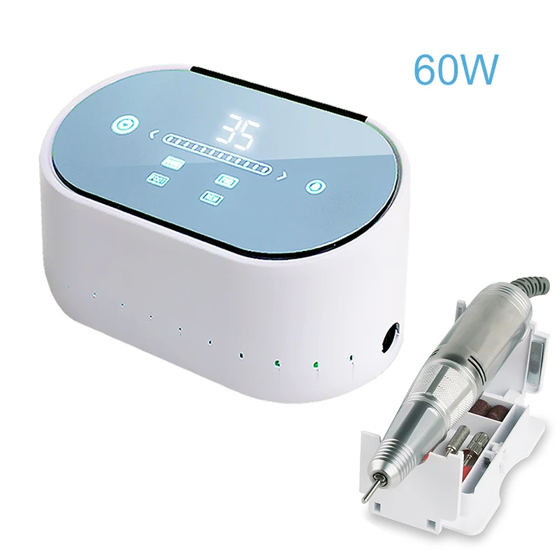 35000RPM Nail Drill Machine Apparatus For Manicure 60W High Power LCD Display Nail Pedicure File Salon Use Nail Art Equipment
35000RPM Nail Drill Machine Apparatus For Manicure 60W High Power LCD Display Nail Pedicure File Salon Use Nail Art Equipment