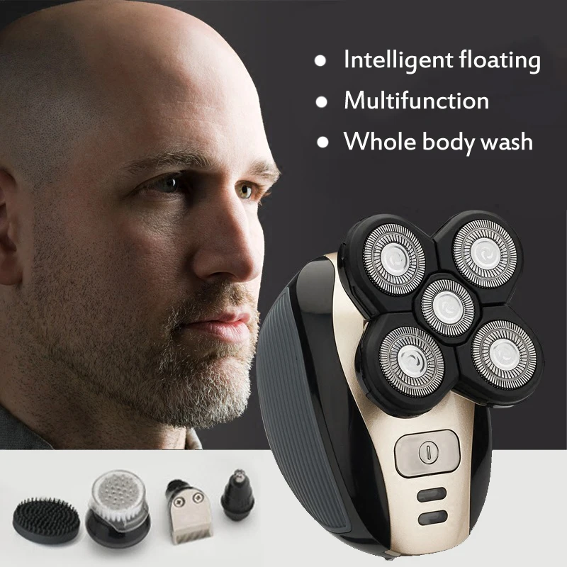 IPX7 Waterproof Electric Shaver 5D Floating Head Trimmer Rechargeable Razor 5 In 1 Multifunction Hair Clipper Beard Trimmer 45D
IPX7 Waterproof Electric Shaver 5D Floating Head Trimmer Rechargeable Razor 5 In 1 Multifunction Hair Clipper Beard Trimmer 45D